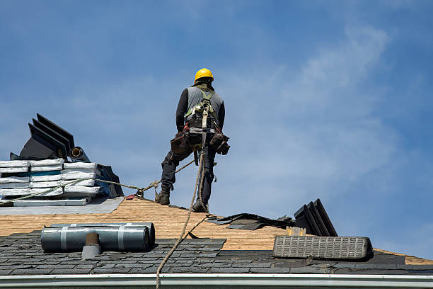 Professional Roofing technician working in Plantersville, TX